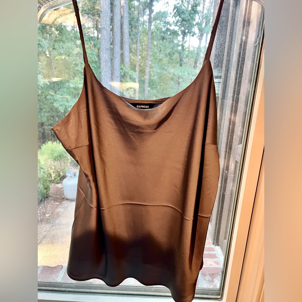 Express Silvery Pewter Silky Shell